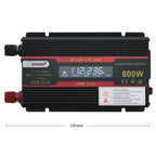 XUYUAN 600W Car Inverter LCD Display Converter — view 6