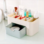Jewelry And Cosmetics Storage Box Drawer Type Plastic Desktop Rack