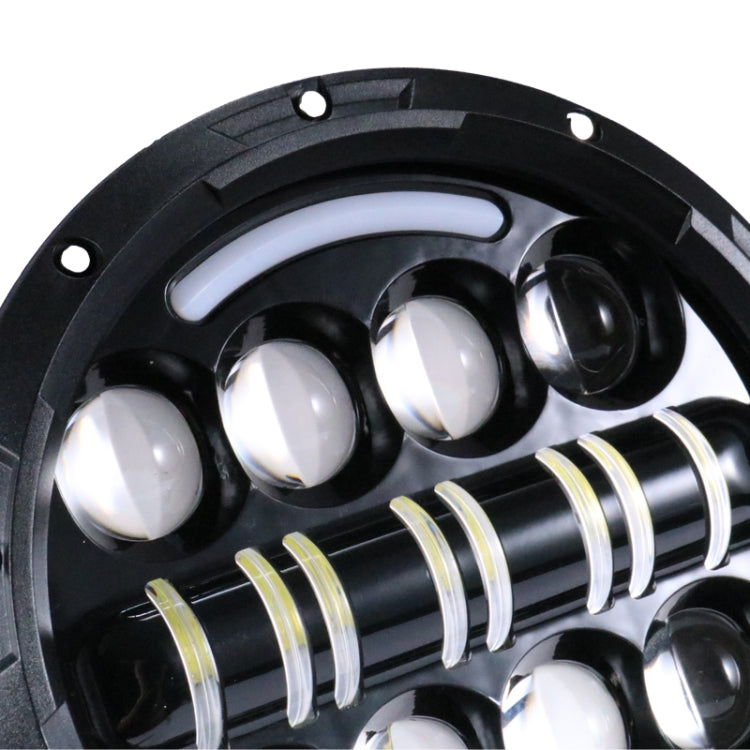 7 Inch Motorcycle Retro Modified Headlights Day Trip LED Far Near Beam Lights For Wrangler / Harley
