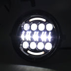 7 Inch Motorcycle Retro Modified Headlights Day Trip LED Far Near Beam Lights For Wrangler / Harley