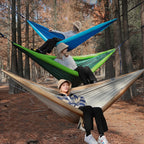 Outdoor Double Inflatable Hammock Anti-Rollover Camping Swing, Size: 270x140cm