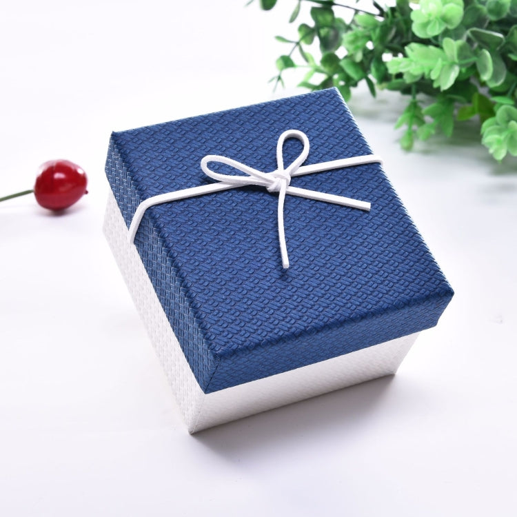 Watch Bracelet Box Jewelry Gift Packaging Box — White Blue