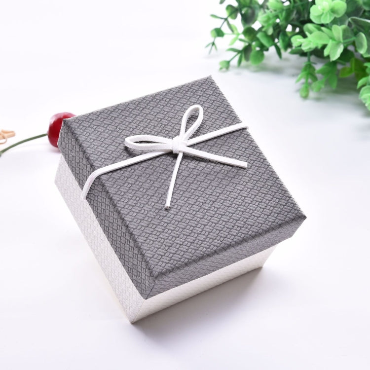 Watch Bracelet Box Jewelry Gift Packaging Box — White Grey