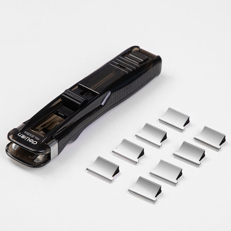 Deli Office Stationery Supplementary Clip Push Clipper, Specification: 8591 — 8591A (Black)