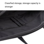 Deli 63751 Front And Rear Double Pockets Multi-Layer Briefcases Handheld Meeting Bag — Dark Gray