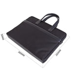 Deli 63751 Front And Rear Double Pockets Multi-Layer Briefcases Handheld Meeting Bag — view 4