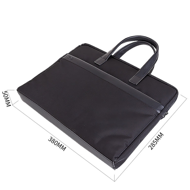 Deli 63751 Front And Rear Double Pockets Multi-Layer Briefcases Handheld Meeting Bag — view 4