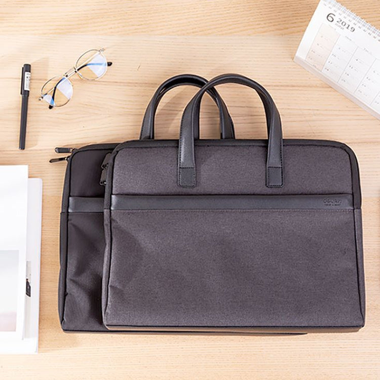 Deli 63751 Front And Rear Double Pockets Multi-Layer Briefcases Handheld Meeting Bag — view 7