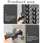 Self-Disinfection Contact-Free Open Door Press Elevator Hand Stick — view 7