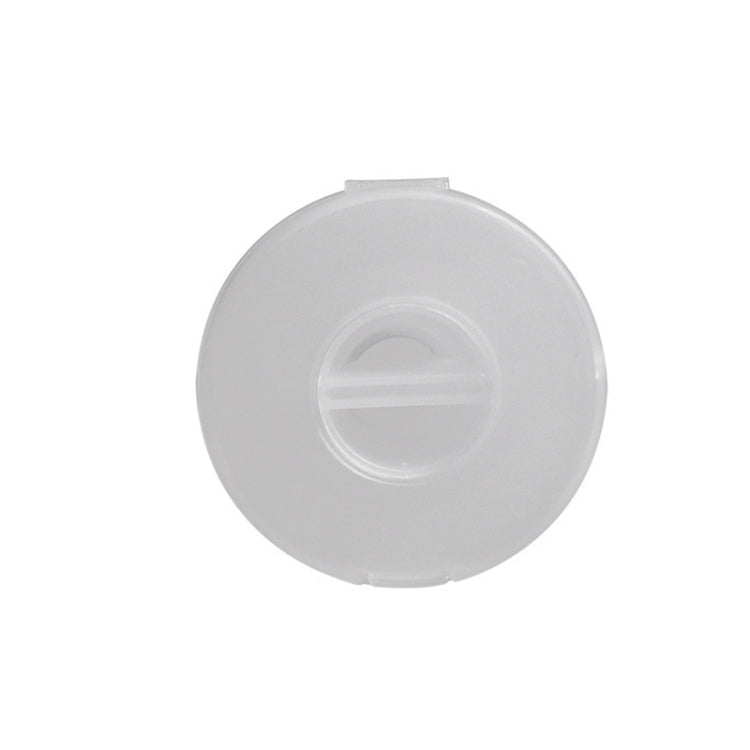 Round Data Cable Storage Box Earphone Storage Collection Box — Blue
