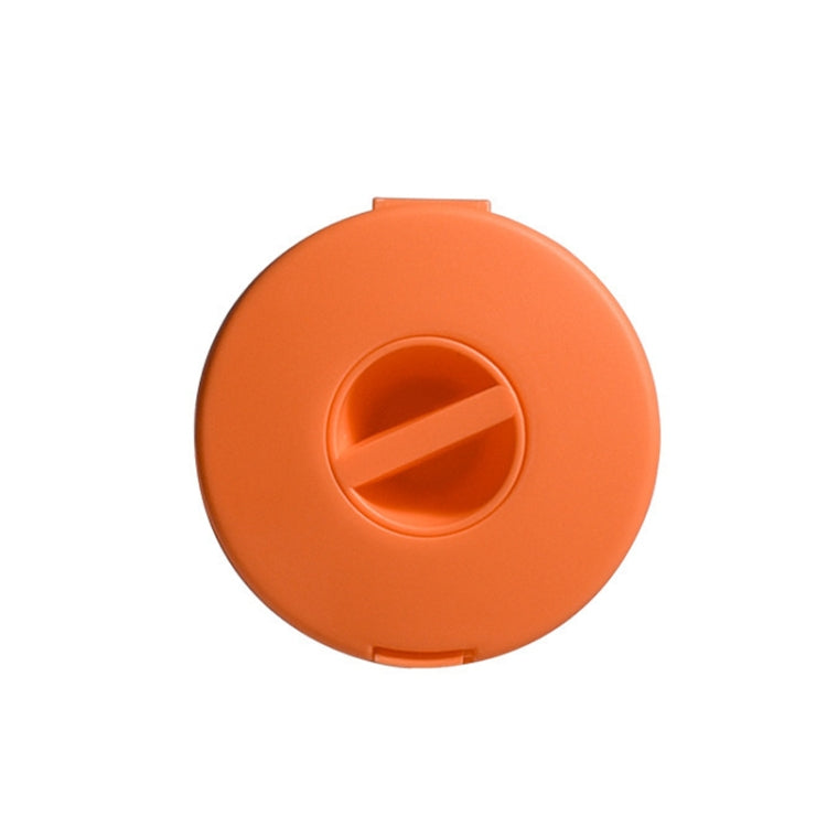 Round Data Cable Storage Box Earphone Storage Collection Box — Transparent