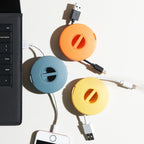Round Data Cable Storage Box Earphone Storage Collection Box — view 7