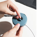 Round Data Cable Storage Box Earphone Storage Collection Box — view 10