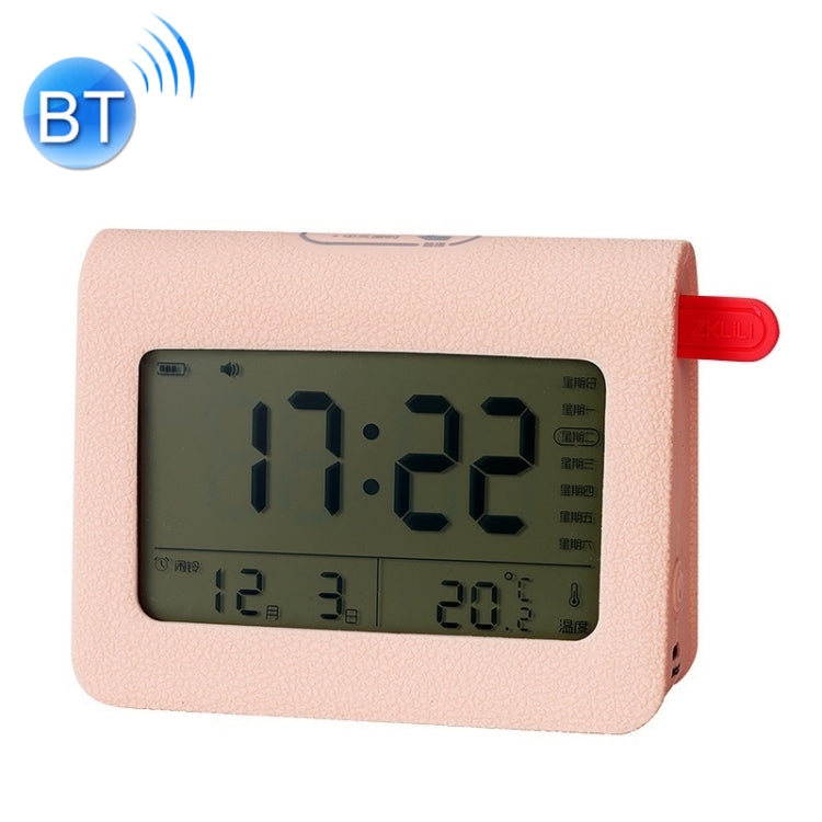 ZKLiLi Lazy Snooze Applet Alarm Clock Bedside Bluetooth Multifunctional Silent Digital Alarm Clock