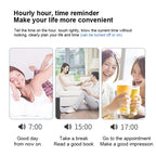 ZKLiLi Lazy Snooze Applet Alarm Clock Bedside Bluetooth Multifunctional Silent Digital Alarm Clock