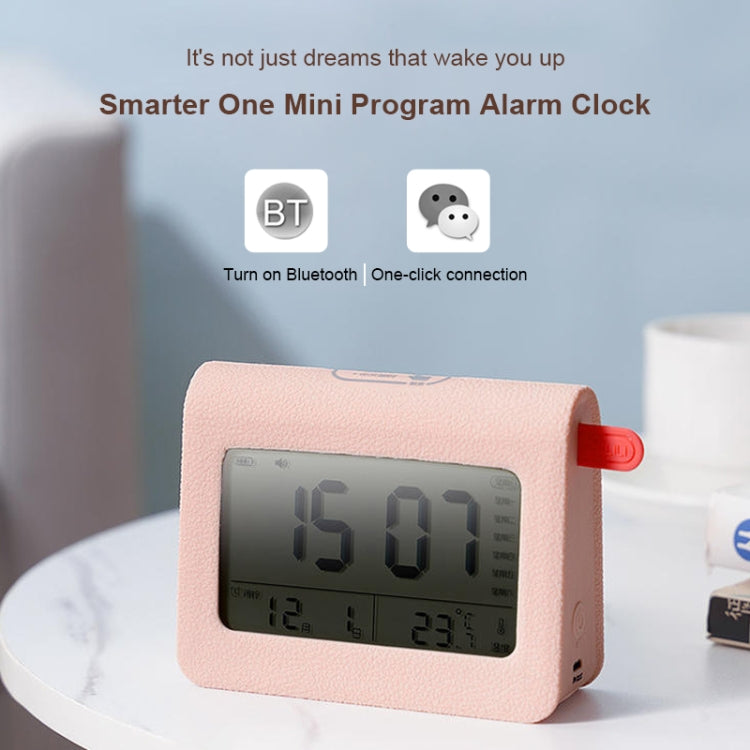 ZKLiLi Lazy Snooze Applet Alarm Clock Bedside Bluetooth Multifunctional Silent Digital Alarm Clock