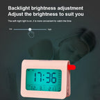 ZKLiLi Lazy Snooze Applet Alarm Clock Bedside Bluetooth Multifunctional Silent Digital Alarm Clock