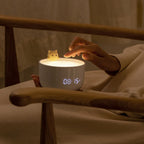 Cat Alarm Clock Night Light 2W LED Rechargeable Adjustable Children Bedroom Bedside Light — view 6