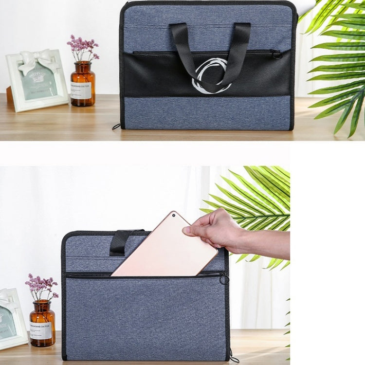 Student Insert Data Storage File Bag Waterproof 13 Grid Portable Organ Bag — view 8