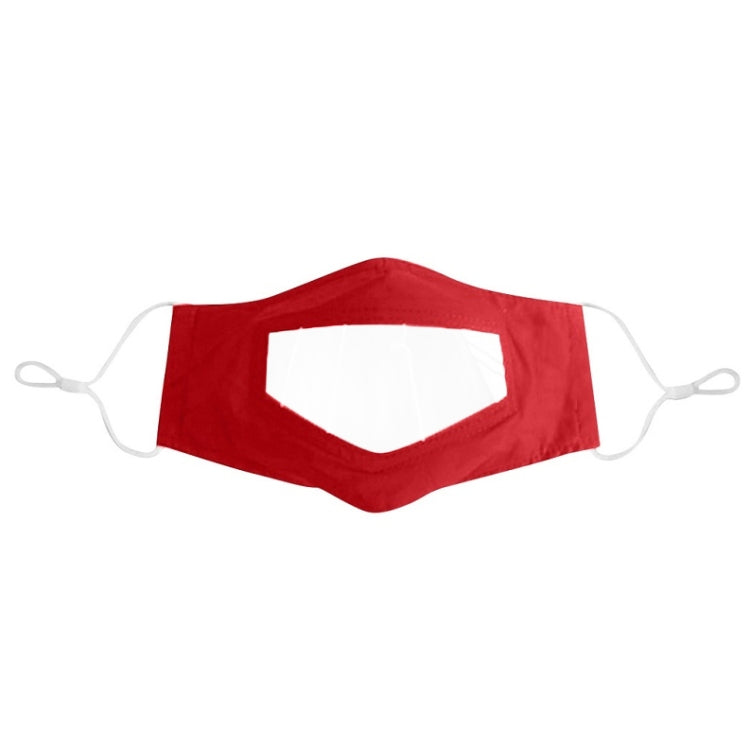 Anti-Fog Lip Language Face Shield For The Deaf And Mute Solid Color Printing Face Shield
