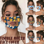 Anti-Fog Lip Language Face Shield For The Deaf And Mute Solid Color Printing Face Shield — view 12