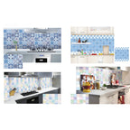 Kitchen Anti-Smoke Tile Wall Stickers Stove Wallpaper — view 10