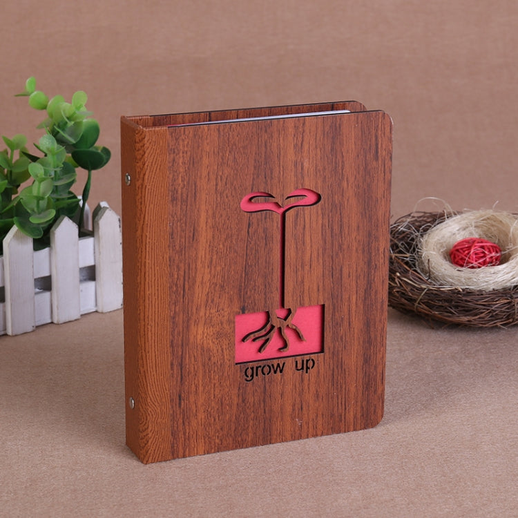 6-Inch 32 Sheets Wooden DIY Photo Album Creative Gift — Grow Up