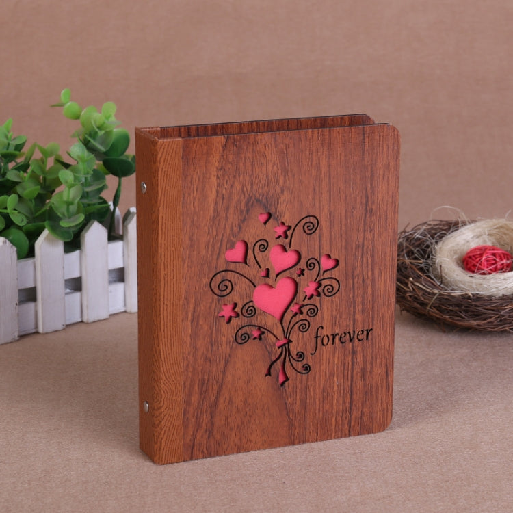 6-Inch 32 Sheets Wooden DIY Photo Album Creative Gift — Forever