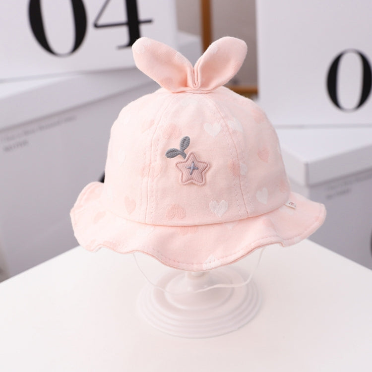 MZ9828 Star Grass Pattern Newborn Basin Hat Baby Cotton Hat Fisherman Hat — Around 42cm