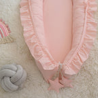 Lace Cotton Baby Uterus Bionic Bed Portable Newborn Bed Mat
