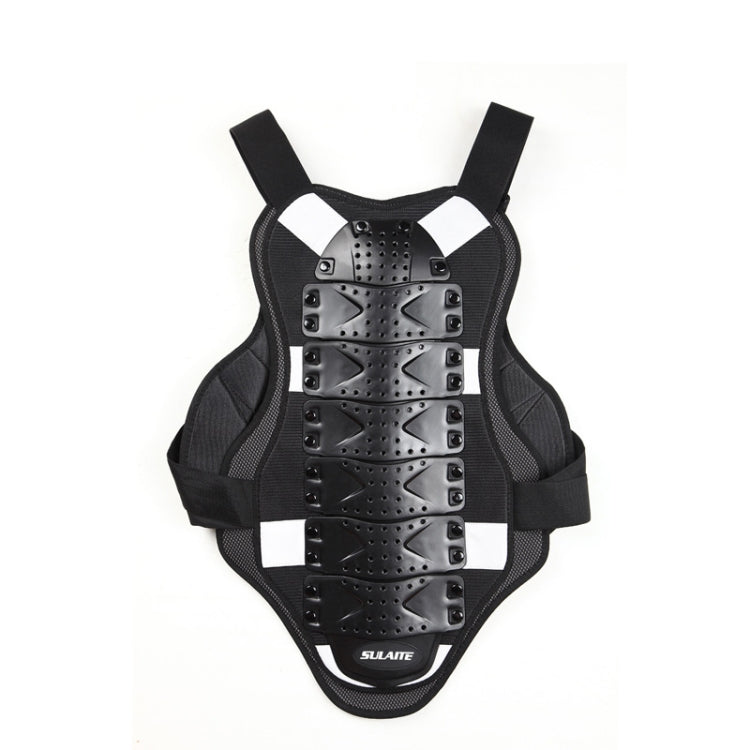 SULAITE Roller Skating Motorcycle Back Protector Spine Protection Sports Protective Gear Racing Vest, Size: