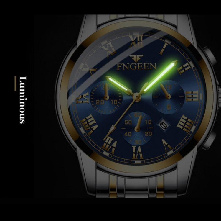 FNGEEN 4006 Men Automatic Mechanical Watch Waterproof Quartz Watch