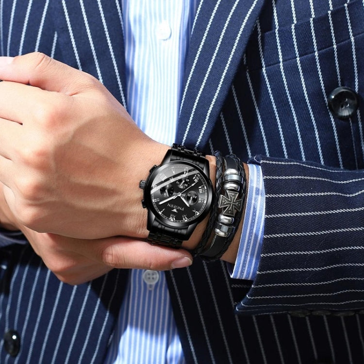 FNGEEN 4006 Men Automatic Mechanical Watch Waterproof Quartz Watch