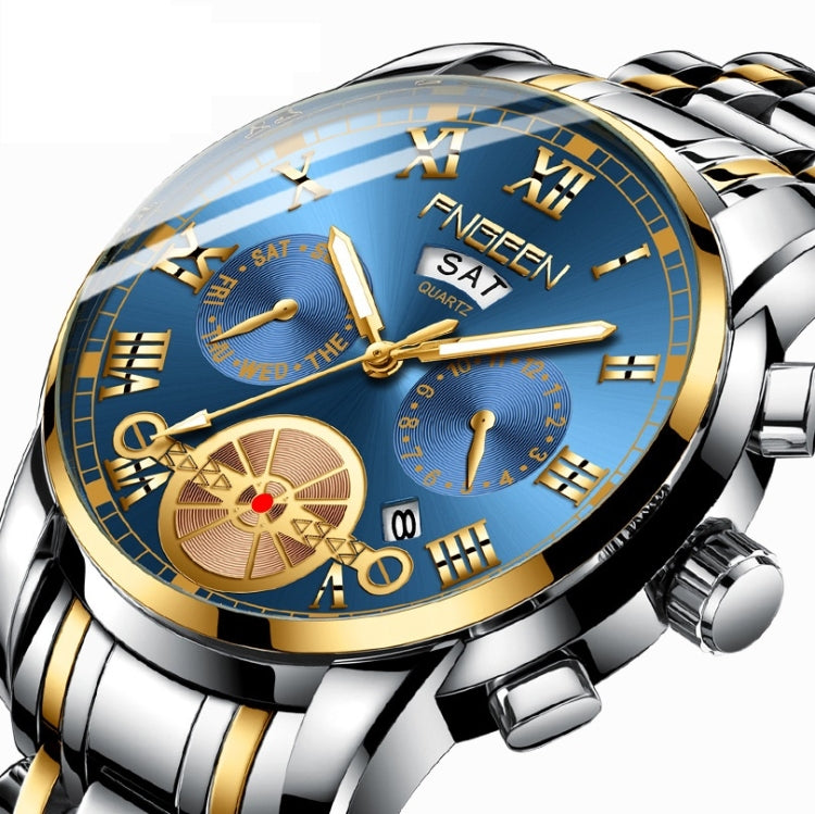 FNGEEN 4001 Men Non-Mechanical Watch Multi-Function Quartz Watch
