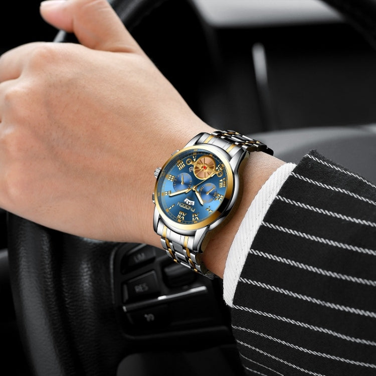 FNGEEN 4001 Men Non-Mechanical Watch Multi-Function Quartz Watch