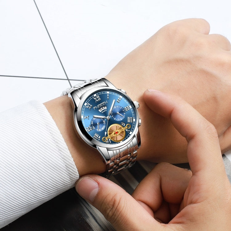 FNGEEN 4001 Men Non-Mechanical Watch Multi-Function Quartz Watch