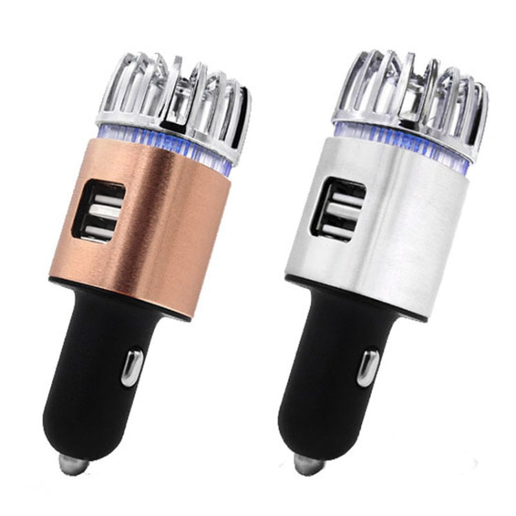 JO-6291 Negative Ion Car Sterilizing Air Purifier Mobile Phone High-Speed Charging Dual USB Cigarette Lighter