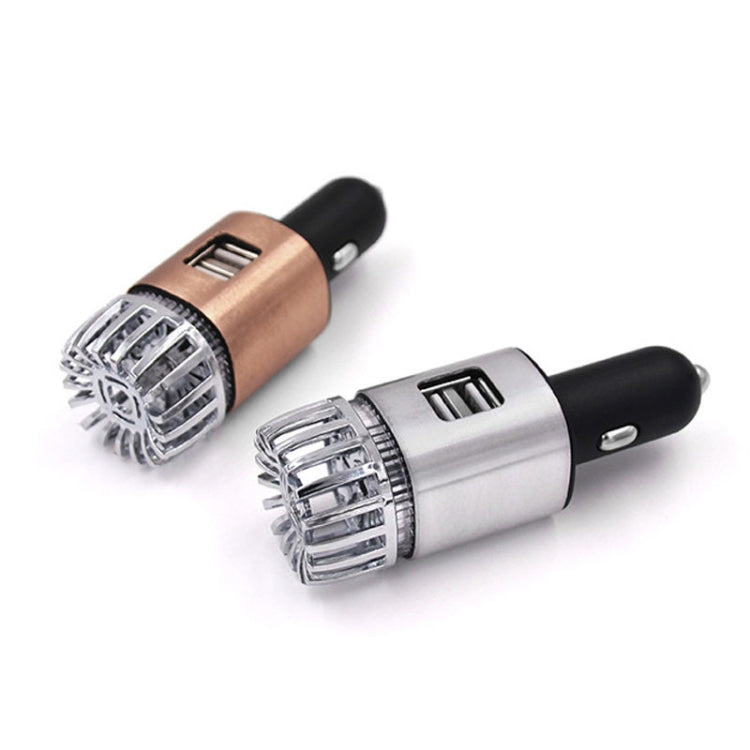 JO-6291 Negative Ion Car Sterilizing Air Purifier Mobile Phone High-Speed Charging Dual USB Cigarette Lighter