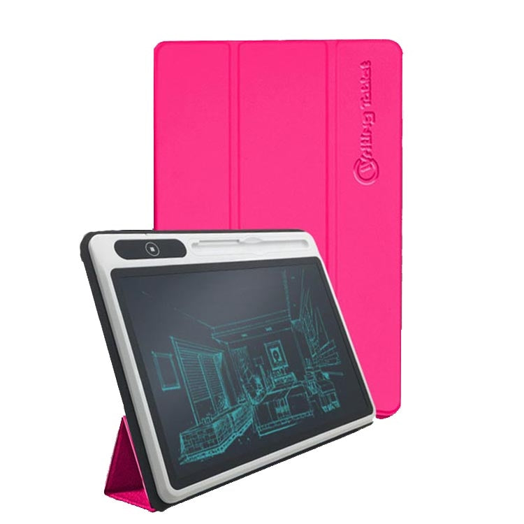 10.1 Inch LCD Handwriting Board Light Energy Electronic Drawing Board Hand-Painted Board Smart Small Blackboard Writing Board — Black  With Leather Case)