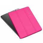10.1 Inch LCD Handwriting Board Light Energy Electronic Drawing Board Hand-Painted Board Smart Small Blackboard Writing Board — Rose Red With Leather Case