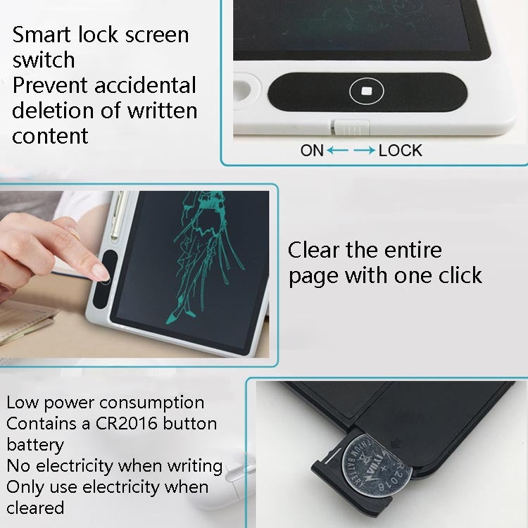 10.1 Inch LCD Handwriting Board Light Energy Electronic Drawing Board Hand-Painted Board Smart Small Blackboard Writing Board — view 8