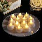 12 PCS Waterproof Candles SPA Shower Water Decorative Candle Lights LED Floating Candles