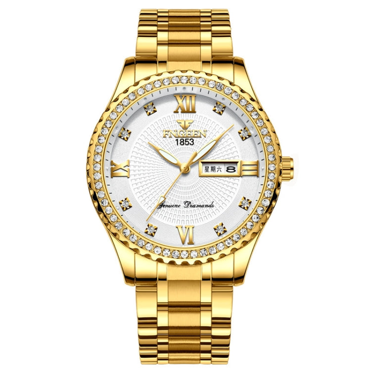 FNGEEN S888 Men Local Non Mechanical Solid Belt Watch Luminous Quartz Watch