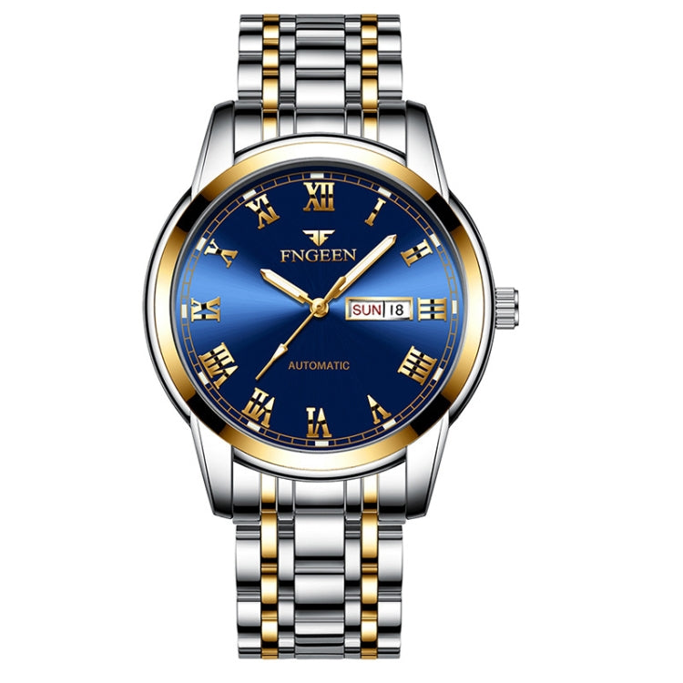 FNGEEN 4002 Men Roman Numeral Dial Sports Watch Student Luminous Quartz Watch