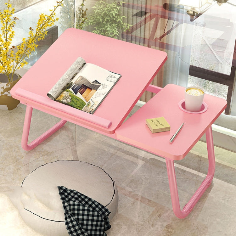 Bed Four-Speed Lifting Table Folding Laptop Desk Adjustable Dormitory Lazy Table with Cup Holder