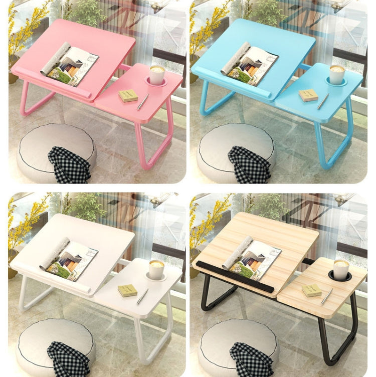 Bed Four-Speed Lifting Table Folding Laptop Desk Adjustable Dormitory Lazy Table with Cup Holder