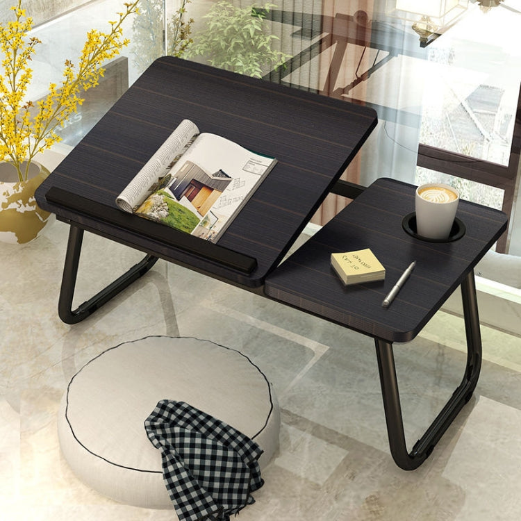 Bed Four-Speed Lifting Table Folding Laptop Desk Adjustable Dormitory Lazy Table with Cup Holder