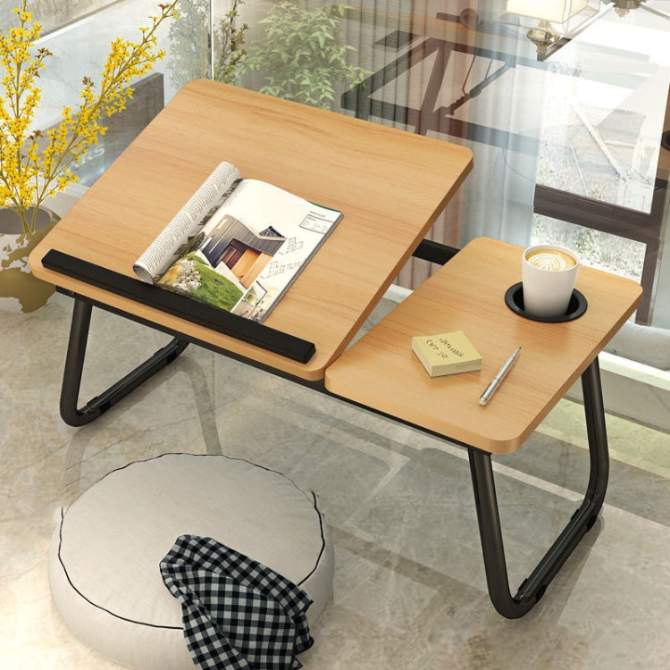 Bed Four-Speed Lifting Table Folding Laptop Desk Adjustable Dormitory Lazy Table with Cup Holder
