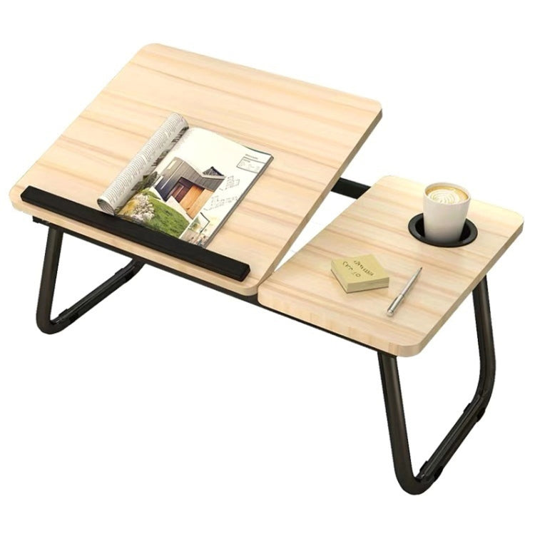 Bed Four-Speed Lifting Table Folding Laptop Desk Adjustable Dormitory Lazy Table with Cup Holder
