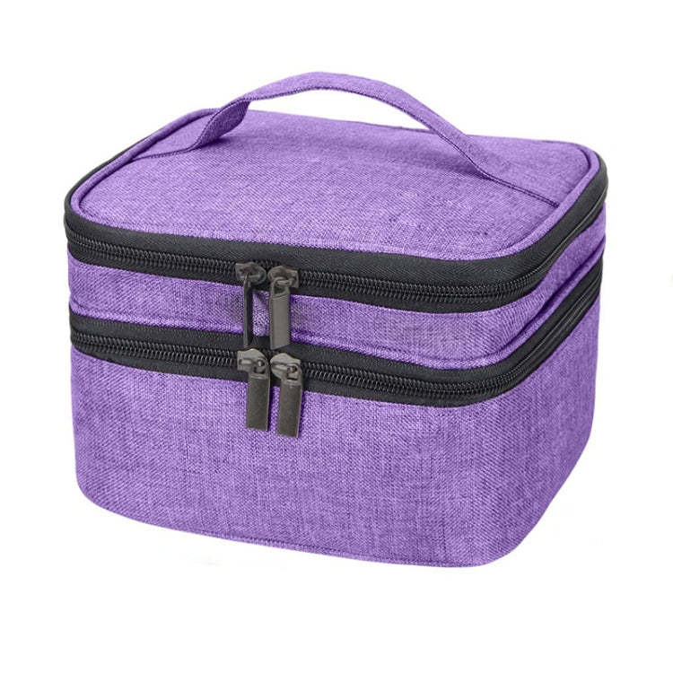 Sponge Liner Cosmetic Storage Box Portable Storage Box — Gray